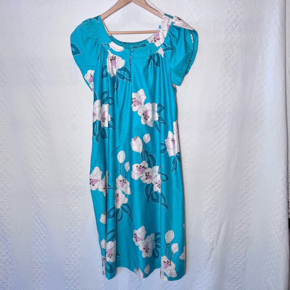 Vintage Sun Fashions Honolulu, Hawaii Cotton Dress Size 14